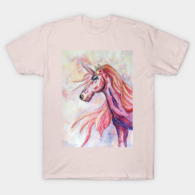 Queen of the Pink Unicorns T-Shirt by ZeichenbloQ
